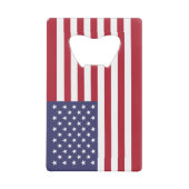 統一された州フラグ クレジットカード栓抜き (正面)