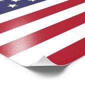 統一された州フラグ フォトプリント            (角)