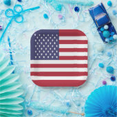 統一された州フラグ ペーパープレート (パーティー)