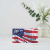 統一された州フラグ 名刺 (スタンド正面)