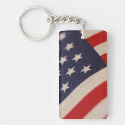 統一された州フラグKeychain キーホルダー (正面)