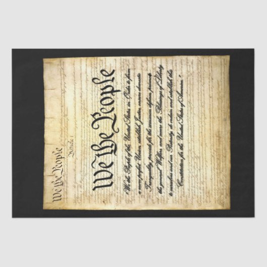 統一された州プリアンブルの分離 薄葉紙 (正面)