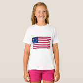 統一された州ベッツィロス国旗 Tシャツ (正面フル)
