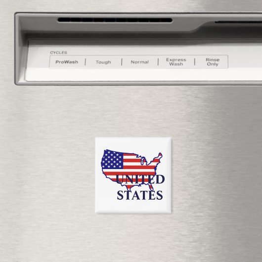 統一された州マップフラグ磁石 マグネット (インサイチュ (食洗機))