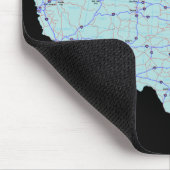 統一された州マップマウスパッド マウスパッド (コーナー)