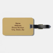 統一された州マップ荷物タグ ラゲッジタグ (裏面横)