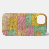 統一された州マップ3 Case-Mate iPhoneケース (裏面 (横))