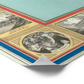 統一された州マップ ポスター (角)