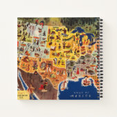 統一された州マップ – 休暇と遊 ノートブック (裏面)