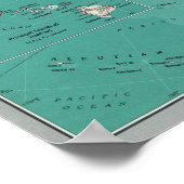 統一された州マップ、印刷された道路地図ポスター ポスター (角)