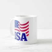 統一された州ユニティ波 コーヒーマグカップ (正面左)