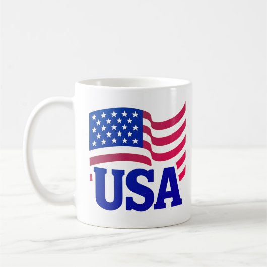 統一された州ユニティ波 コーヒーマグカップ (左)