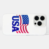 統一された州ユニティ波 Case-Mate iPhoneケース (裏面 (横))