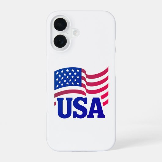統一された州ユニティ波 iPhone 16ケース (裏面)