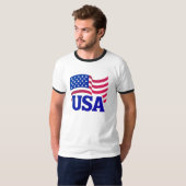 統一された州ユニティ波 Tシャツ (正面フル)