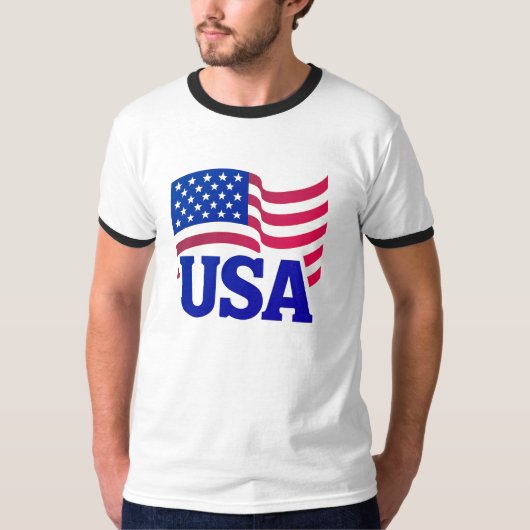 統一された州ユニティ波 Tシャツ (正面)