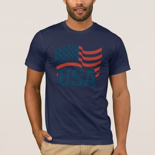 統一された州ユニティ波 Tシャツ (正面)