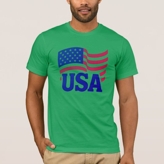 統一された州ユニティ波 Tシャツ (正面)