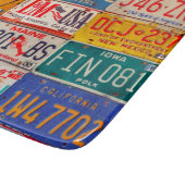 統一された州ライセンスプレートアートアメリカ カッティングボード (角)