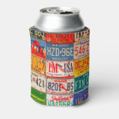 統一された州ライセンスプレートアートアメリカ 缶クーラー (缶裏面)