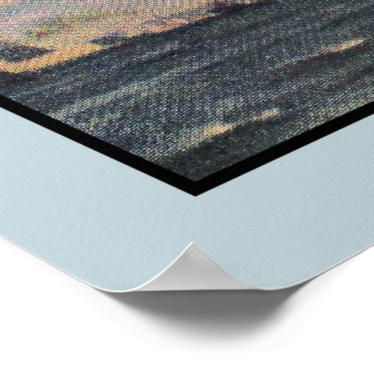 統一された州ラインSSアメリカアクアレル ポスター (角)