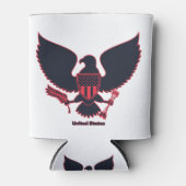 統一された州ラージイーグルカスタム 缶クーラー (正面)