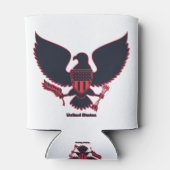 統一された州ラージイーグルカスタム 缶クーラー (裏面)