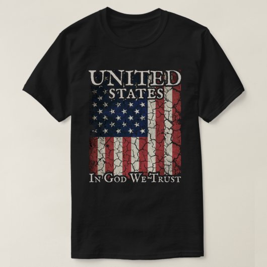 統一された州レトログランジ Tシャツ (デザイン正面)