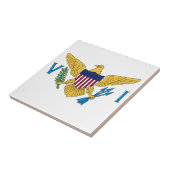 統一された州ヴァージン諸島国旗 タイル (側面)