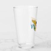 統一された州ヴァージン諸島国旗 タンブラーグラス (右)