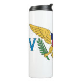 統一された州ヴァージン諸島国旗 タンブラー (回転左)