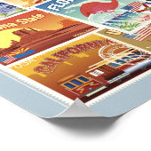 統一された州切手 ポスター (角)