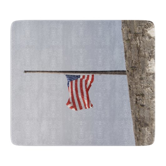 統一された州半旗（米国） カッティングボード (正面)