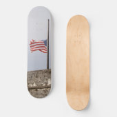 統一された州半旗（米国） スケートボード (正面)