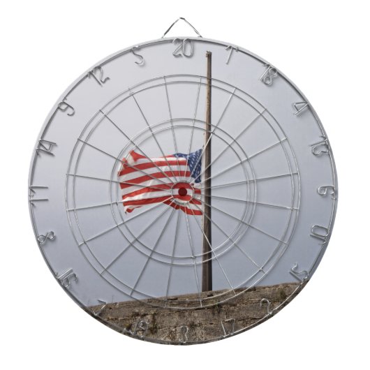 統一された州半旗（米国） ダーツボード (正面)