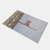 統一された州半旗(米国) ドアマット (アングル)