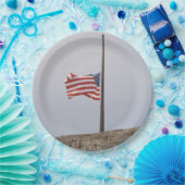 統一された州半旗（米国） ペーパープレート (パーティー)