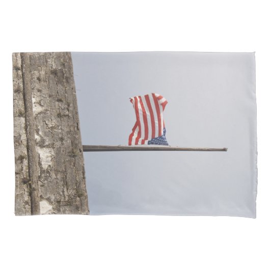 統一された州半旗（米国） 枕カバー (正面左)