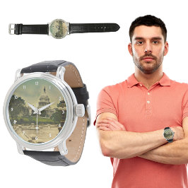 統一された州図書室ステップ日付1898 腕時計