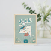 統一された州図 ポストカード (スタンド正面)