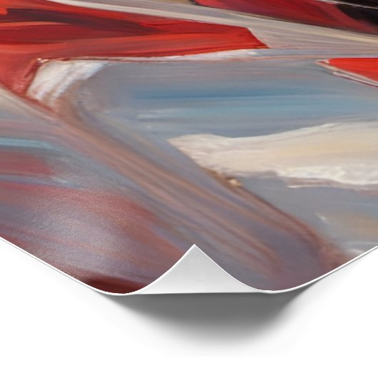 統一された州国旗とハゲ鷲 ポスター (コーナー)