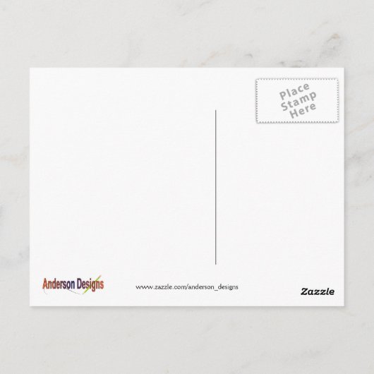 統一された州国旗セピア愛国心 ポストカード (裏面)