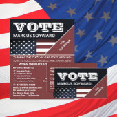 統一された州国旗デザイン、政治運動家 名刺