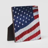 統一された州国旗 フォトプラーク (正面)