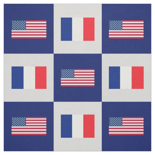 統一された州国旗、フランス国旗の青&中黒グレー ファブリック (見本)