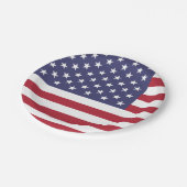 統一された州国旗 ペーパープレート (アングル)