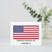 統一された州国旗 ポストカード (スタンド正面)