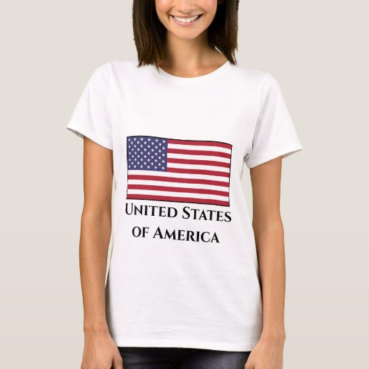 統一された州国旗 Tシャツ (正面)