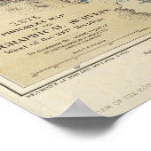 統一された州地理調査 ポスター (角)