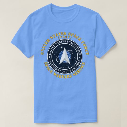 統一された州宇宙宇宙戦Svc Tシャツ (デザイン正面)